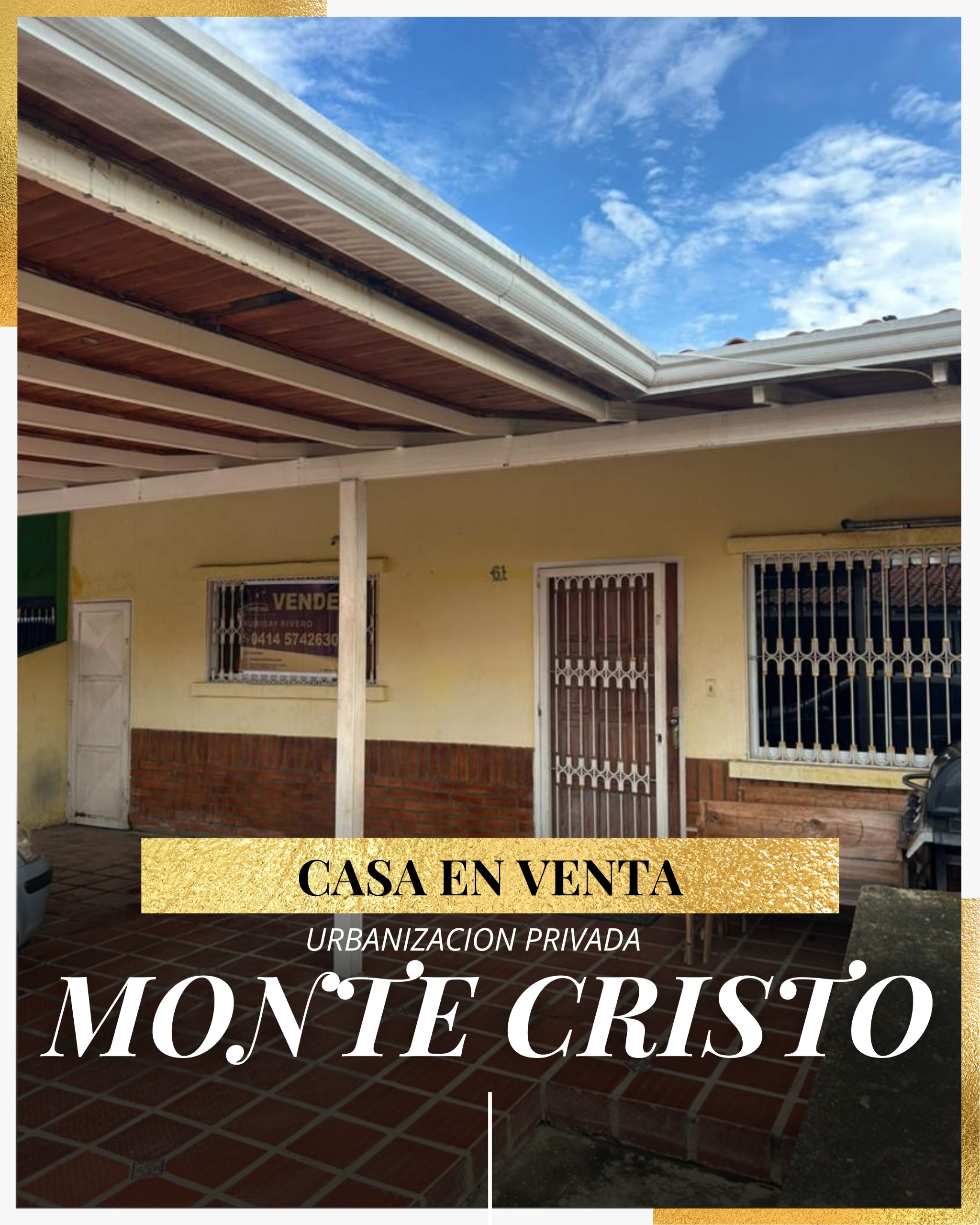 Casa amplia y moderna en montecristo